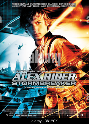 Alex Rider Stormbreaker Stormbreaker Année : 2006 USA affiche / poster Alex Pettyfer Réalisateur : Geoffrey Sax Banque D'Images