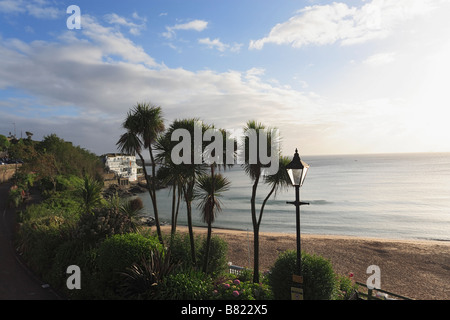 Vue sur la plage de Porthminster St Ives Cornwall England United Kingdom Banque D'Images