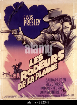 Flaming Star USA Année : 1960 Réalisateur : Don Siegel Film poster (Fr) Banque D'Images