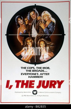 J'aurais ta peau Année : 1982 - I, le Jury Année : 1982 USA Affiche, Poster Directeur : Richard T. Heffron scénario Larry Cohen Mickey Spillane Banque D'Images