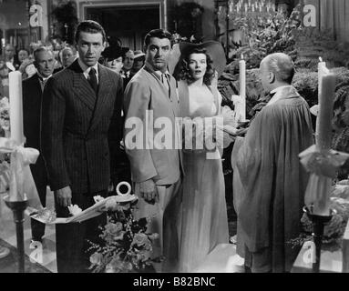 Les indiscrétions Philadelphia Story Année : 1940 USA Katherine Hepburn, Cary Grant, James Stewart Directeur : George Cukor Banque D'Images