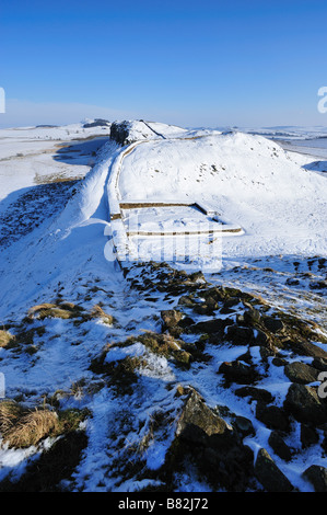 39 Milecastle sur mur d'Hadrien Banque D'Images