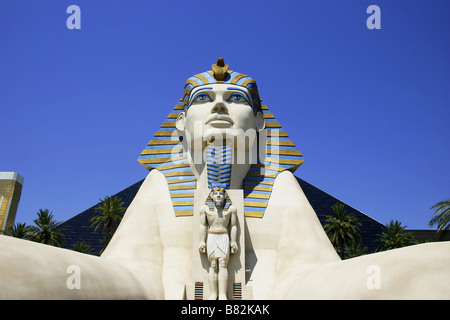 Le sphinx au Luxor casino à Las Vegas, USA Banque D'Images