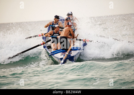 La concurrence Surfboat sur Bondi Beach 2007 Banque D'Images