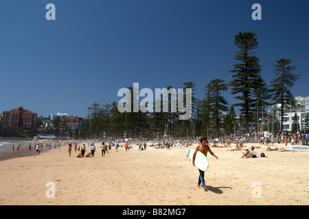 Manly Beach à Sydney, Australie Banque D'Images