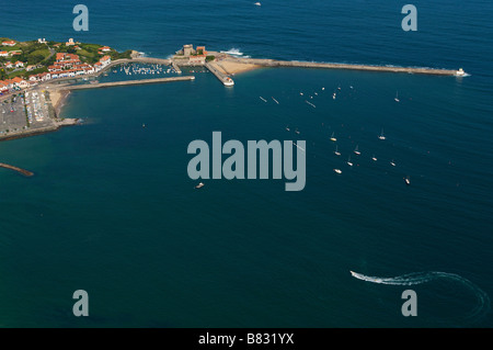 Vue aérienne du fort de Socoa France Banque D'Images