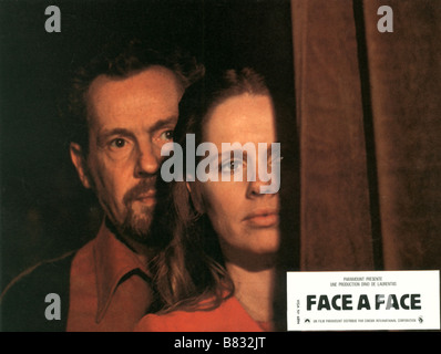 Ansikte mot ansikte Année : 1976 Suède Erland Josephson, Liv Ullmann Réalisateur : Ingmar Bergman Banque D'Images