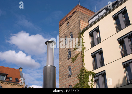 Kulturbrauerei cafe complexe artistique quartier de Prenzlauerberg à Berlin Allemagne Banque D'Images