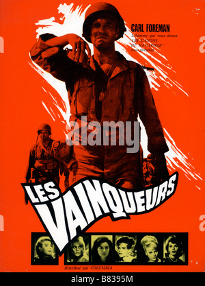 Les vainqueurs Année : 1963 UK : Carl Foreman Film poster (Fr) Banque D'Images