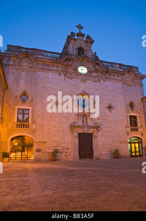 Monastère de Lluc, nuit, Mallorca, Espagne Banque D'Images