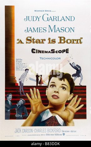 Une étoile est née Année : 1954 USA Judy Garland Directeur : George Cukor Film poster Banque D'Images