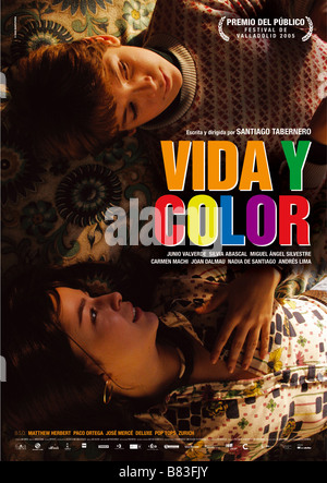 Vida y color Vida y color (2005) Espagne / Affiche Poster Junio Valverde, Nadia de Santiago Directeur : Santiago Tabernero Banque D'Images