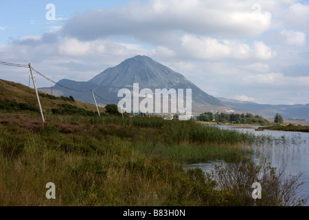 Errigal Mountain Gweedore région, comté de Donegal, Irlande Banque D'Images