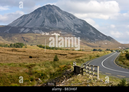 Errigal Mountain Comté de Donegal Irlande Banque D'Images