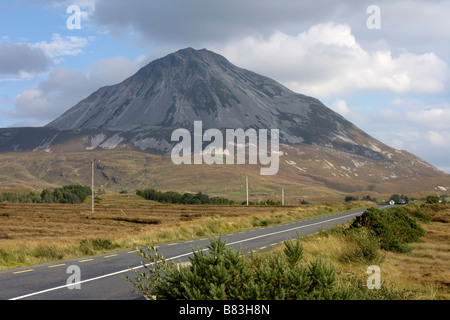 Errigal Mountain Comté de Donegal Irlande Banque D'Images