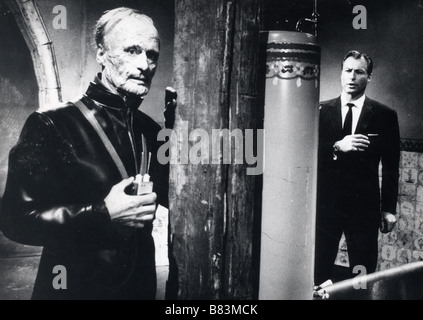 Die Unsichtbaren Krallen des docteur Mabuse Année : 1962 Allemagne de l'Ouest Rudolf Fernau, Lex Barker Réalisateur : Harald Reinl Banque D'Images