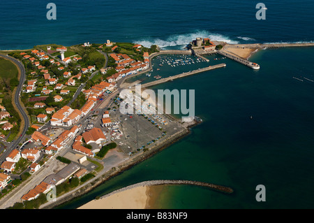 Vue aérienne du fort de Socoa France Banque D'Images