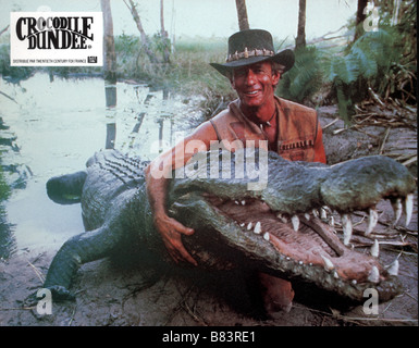 Crocodile Dundee Année : 1986 - L'Australie Réalisateur : Peter Faiman Paul Hogan Banque D'Images