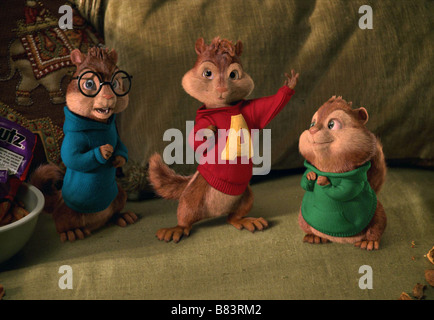 Alvin et les Chipmunks Année : 2007 USA Réalisateur : Tim Hill Banque D'Images