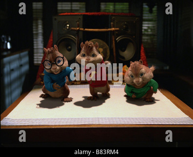 Alvin et les Chipmunks Année : 2007 USA Réalisateur : Tim Hill Banque D'Images