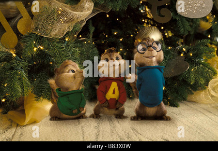 Alvin et les Chipmunks Année : 2007 USA Réalisateur : Tim Hill Banque D'Images