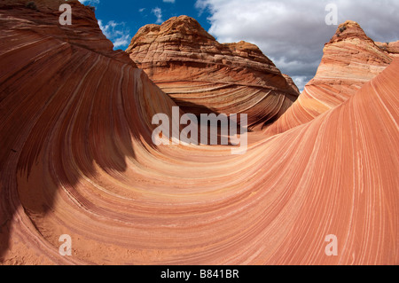 La Vague, Coyote Buttes North Vermillion, Désert, Arizona Banque D'Images