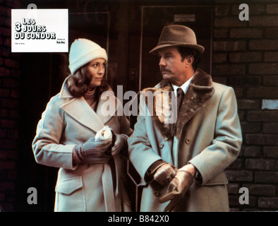 Trois jours du Condor Année : 1975 - USA Cliff Robertson, Faye Dunaway Réalisateur : Sydney Pollack Banque D'Images