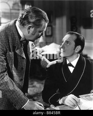 Les aventures de Sherlock Holmes Année : 1939 - USA Basil Rathbone , Nigel Bruce Directeur : Alfred Werker L. Banque D'Images