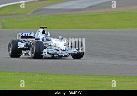 Nick Heidfeld au Grand Prix de Grande-Bretagne 2008 Banque D'Images