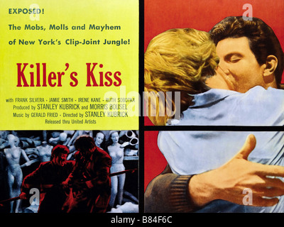 Le baiser du tueur Killer's Kiss Année : 1955 - USA Affiche, Poster Réalisateur : Stanley Kubrick Banque D'Images
