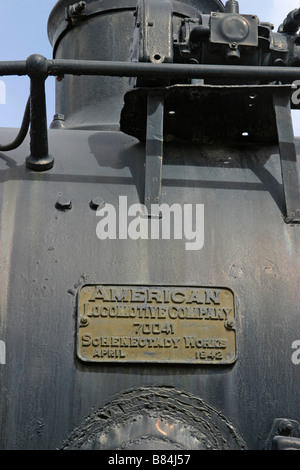 Ankara Turquie Musée du train à moteur à vapeur Banque D'Images