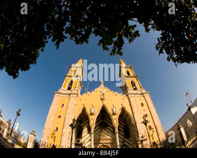 Mexique Mazatlan Sinaloa STATE l'extérieur de l'immaculée conception une basilique et cathédrale en vieux Mazatlan Banque D'Images