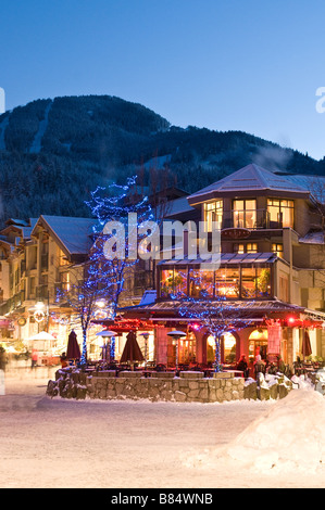 Le Village de Whistler Banque D'Images