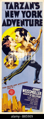 Tarzan's New York Adventure Année : 1942 USA Réalisation : Richard Thorpe Movie poster Banque D'Images