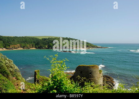 L'estuaire de Salcombe, Cornwall, UK Banque D'Images