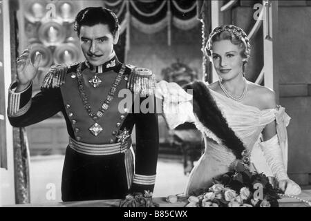 Le Prisonnier de Zenda Année : 1937 - USA Directeurs : John Cromwell et W.S. Van Dyke Ronald Colman, Madeleine Carroll, basé sur le livre de Anthony Hope Banque D'Images