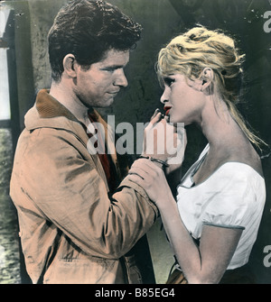 Brigitte Bardot France 1958 Réalisateur Roger Vadim Banque D'Images