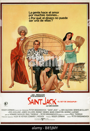 L'année 1979 Saint Jack - USA Ben Gazzara Affiche, Poster Réalisateur : Peter Bogdanovich Movie poster (Sp) Banque D'Images