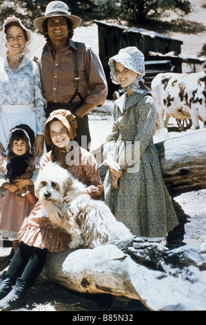 Petite Maison dans la Prairie Année : 1974 USA Réalisateur : Michael Landon Michael Landon, Karen Grassle, Sidney Greenbush, Melissa Sue Anderson, Lindsay Greenbush, Melissa Gilbert Banque D'Images