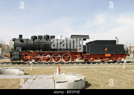 Ankara Turquie Musée du train à moteur à vapeur Banque D'Images