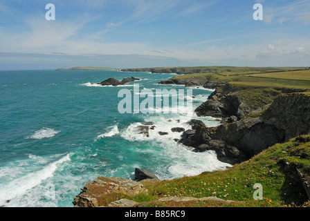 Porthcothan Bay Cornwall UK Banque D'Images