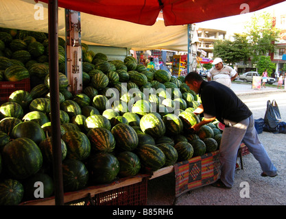 Street bazaar Alanya Turquie Banque D'Images