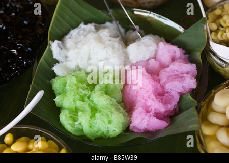 Nouilles de couleur marché du weekend de Chatuchak Bangkok Thaïlande Banque D'Images