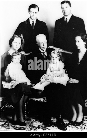 Quatre générations de la famille royale suédoise Banque D'Images