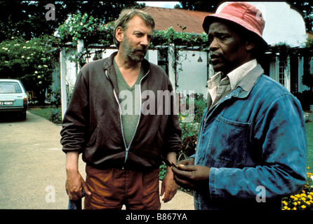 Un blanc sec Année : 1989 Saison USA Donald Sutherland, Winston Ntshona Réalisation : Euzhan Palcy Banque D'Images