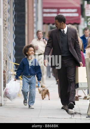 La poursuite du bonheur Année : 2006 - USA Jaden Smith, Will Smith Réalisateur : Gabriele Muccino Banque D'Images