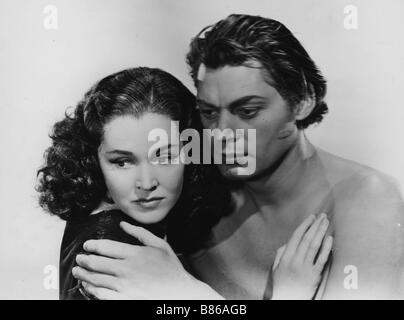 Tarzan et sa compagne Année : 1934 - USA Johnny Weissmuller, Maureen O'Sullivan Réalisateur : Cedric Gibbons Banque D'Images