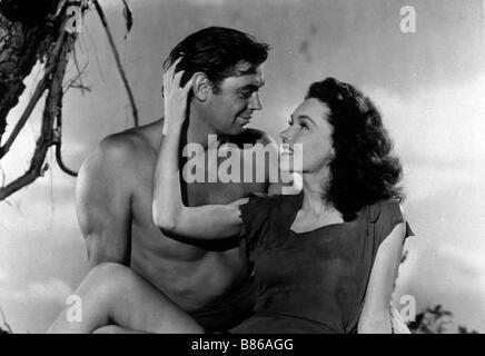 Tarzan et sa compagne Année : 1934 - USA Johnny Weissmuller, Maureen O'Sullivan Réalisateur : Cedric Gibbons Banque D'Images