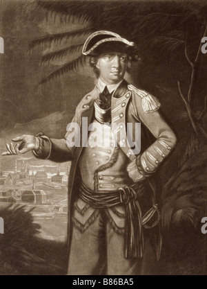 Benoît Arnold, 1741 - 1801. Général pendant la guerre révolutionnaire américaine Banque D'Images
