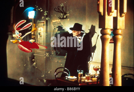 Qui veut la peau de Roger Rabbit Année : 1988 - USA Réalisateur : Robert Zemeckis Christopher Lloyd Banque D'Images